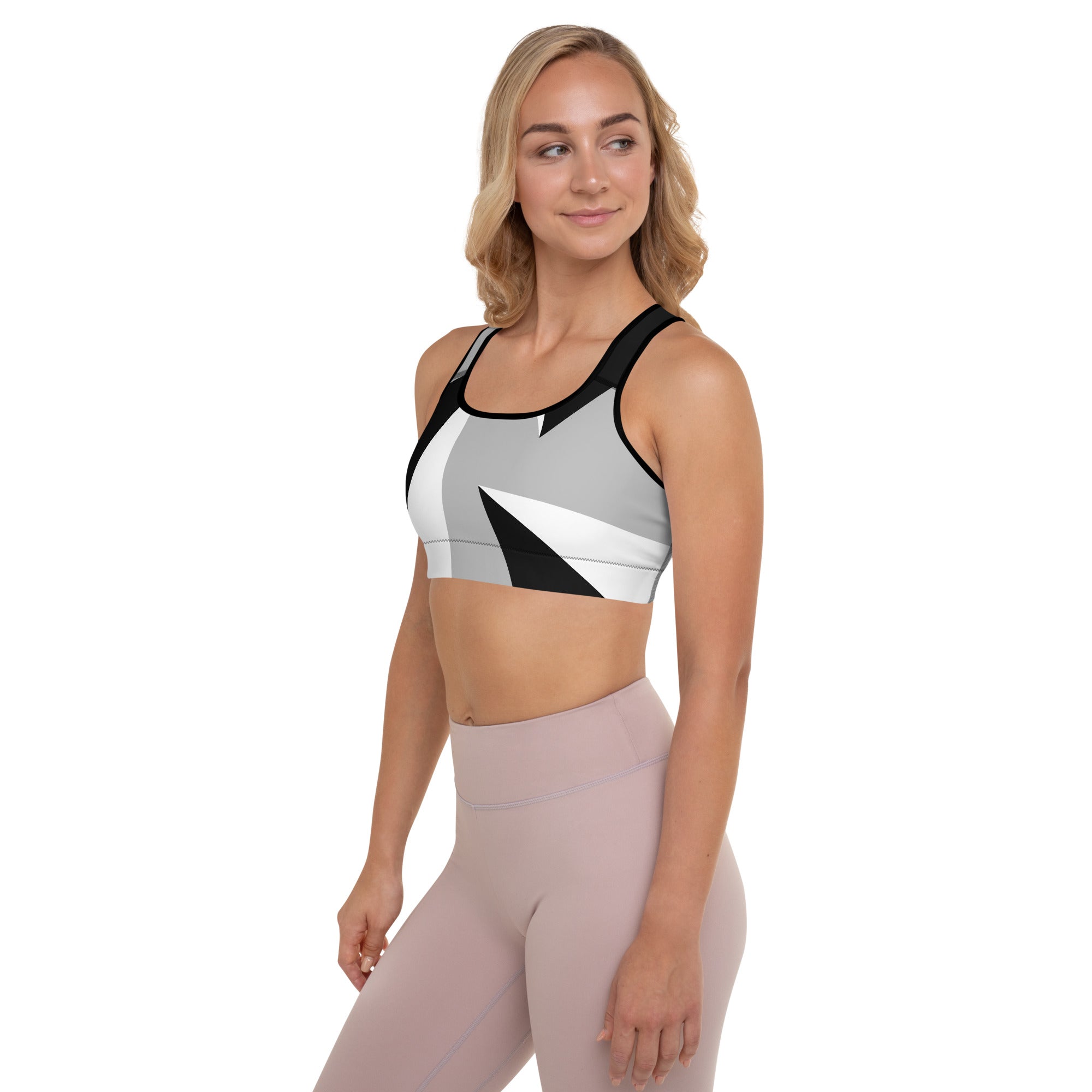 Padded Sports Bra, Fitness Yoga Sport Bra, Padded Push Up Brassiere, Workout Clothes, Seamless Sporty Bralette, Women's Athletic Wear