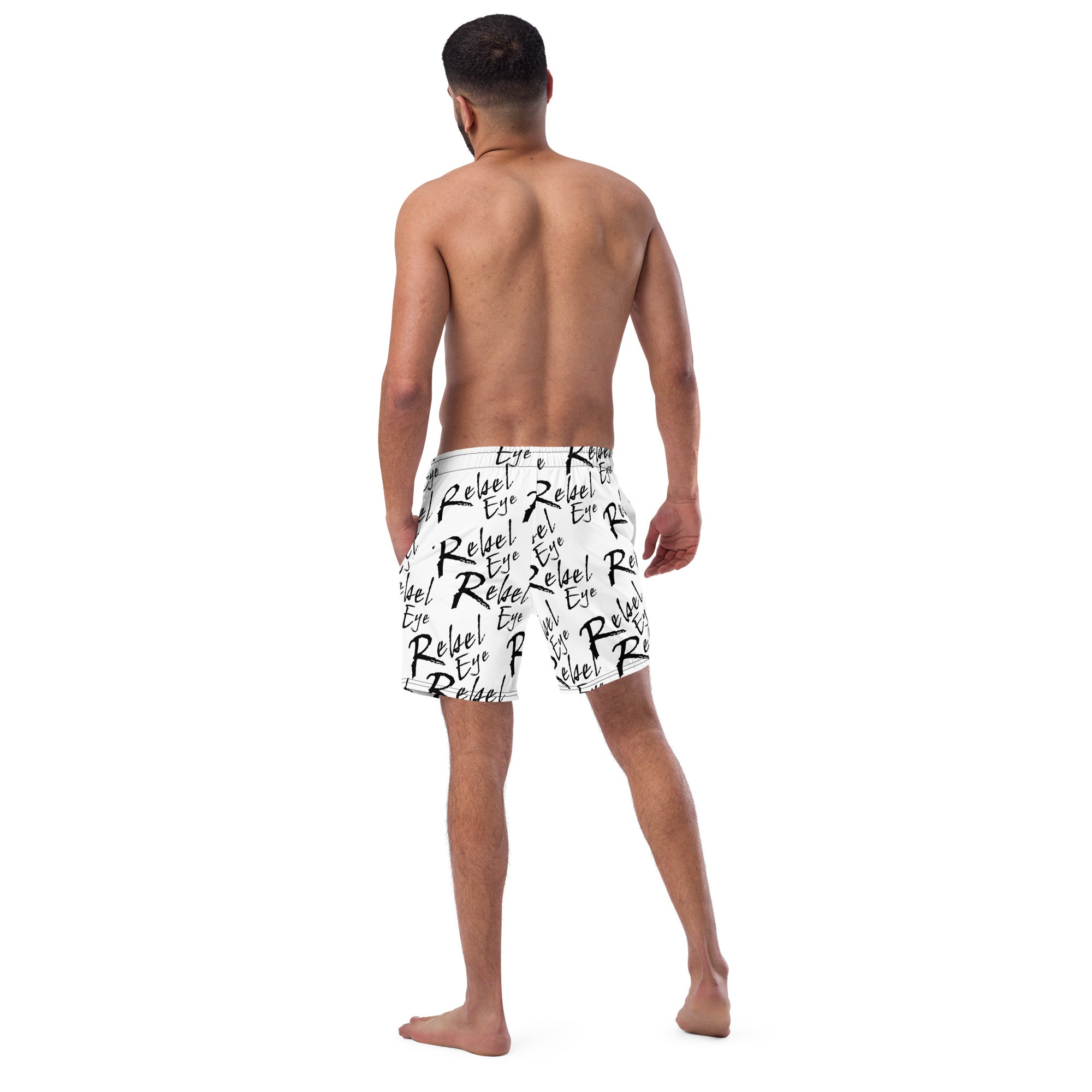 Rebel Eye All-Over Print Recycled Swim Trunks