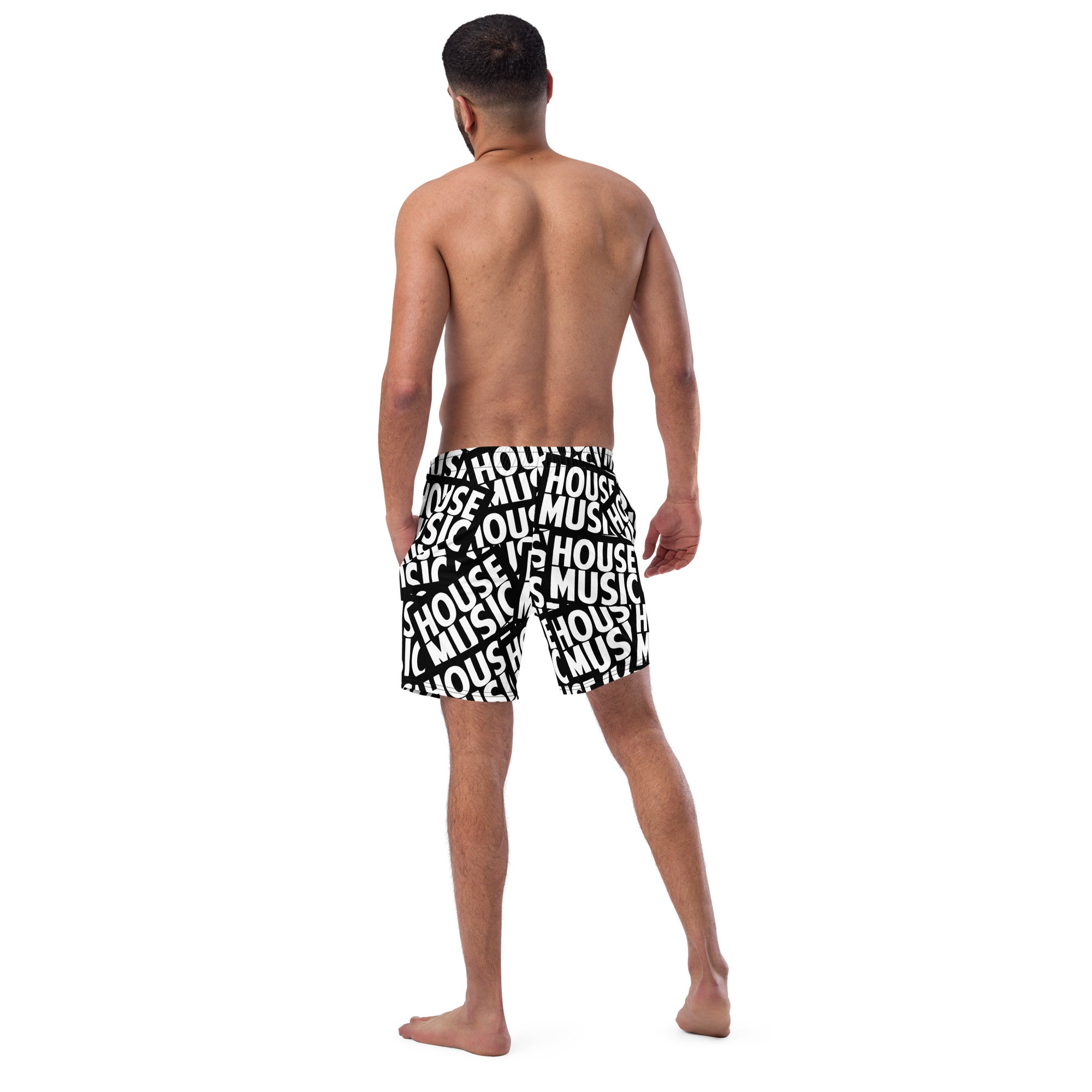 House Music All-Over Print Recycled Swim Trunks