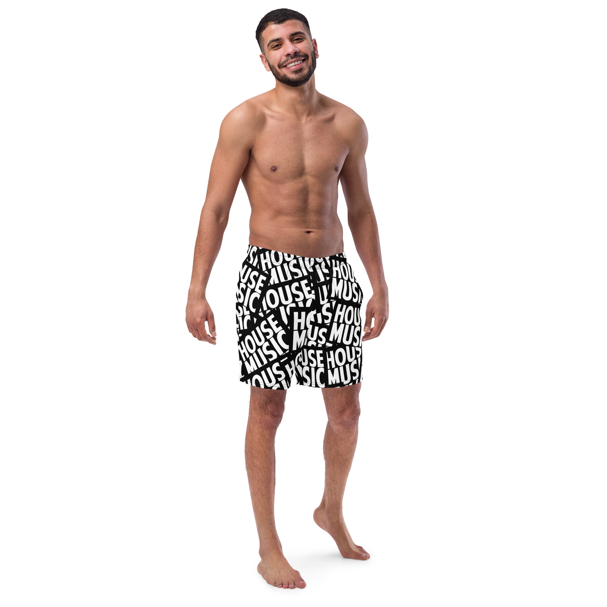 House Music All-Over Print Recycled Swim Trunks