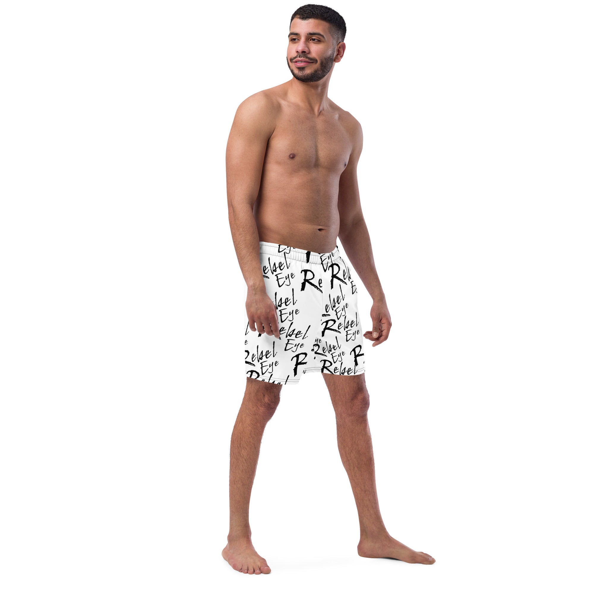 Rebel Eye All-Over Print Recycled Swim Trunks