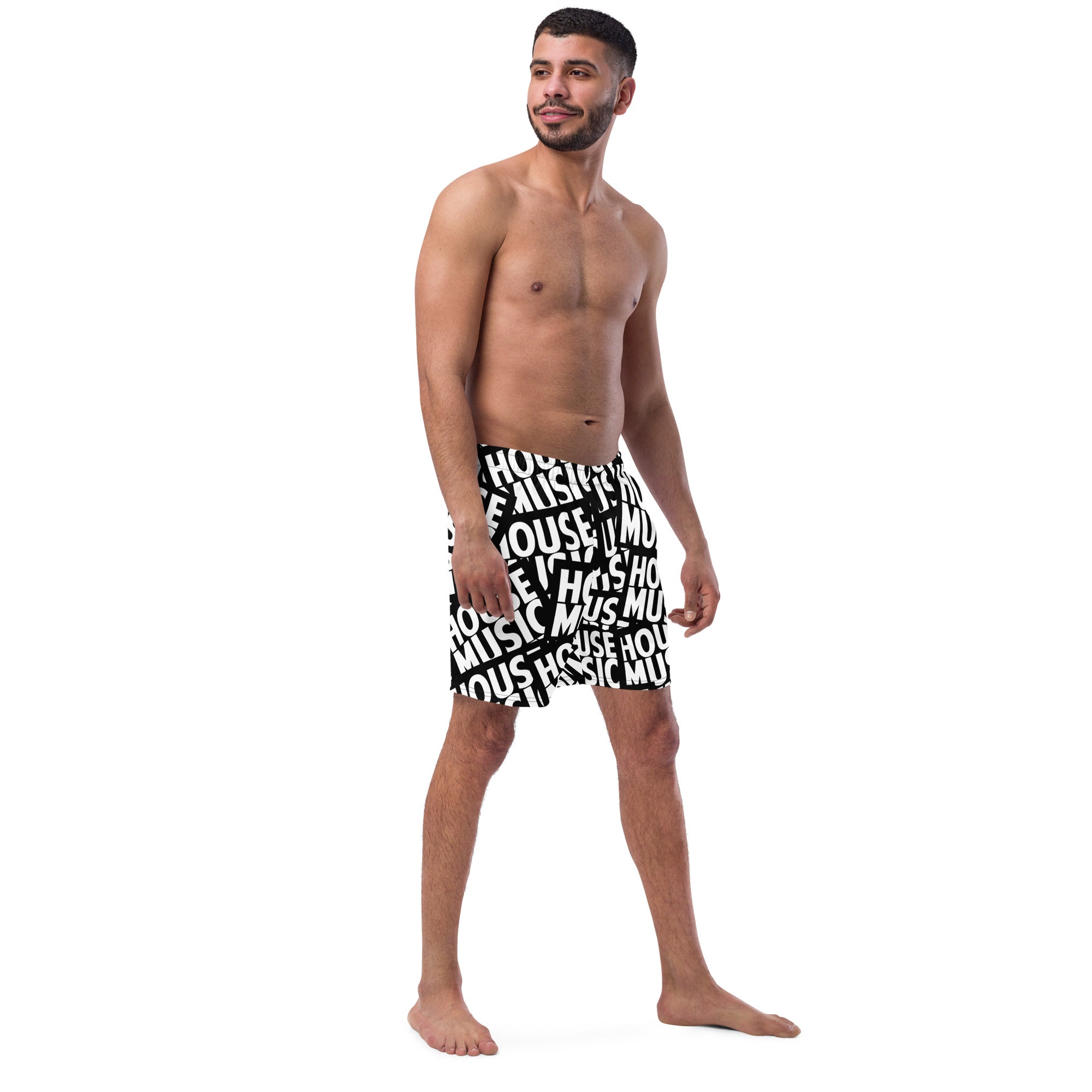 House Music All-Over Print Recycled Swim Trunks