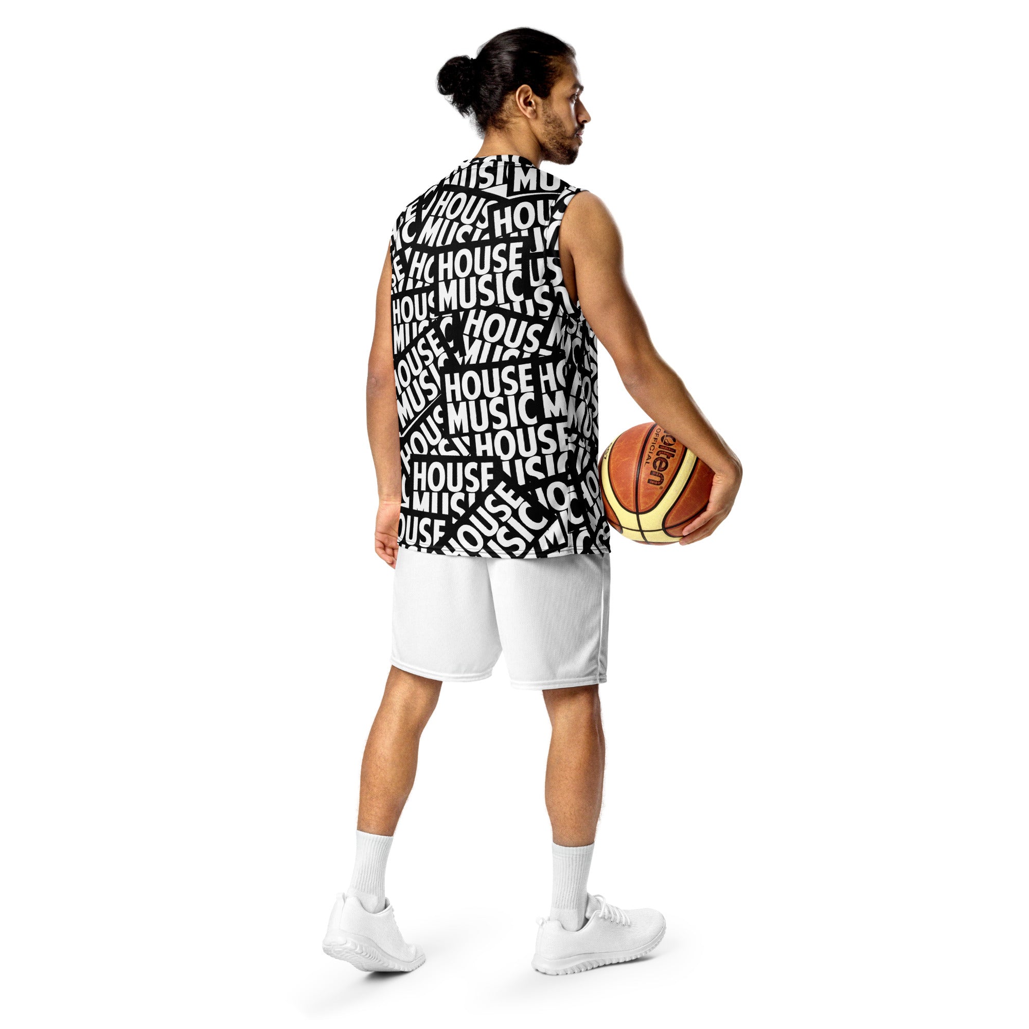 Recycled unisex basketball jersey