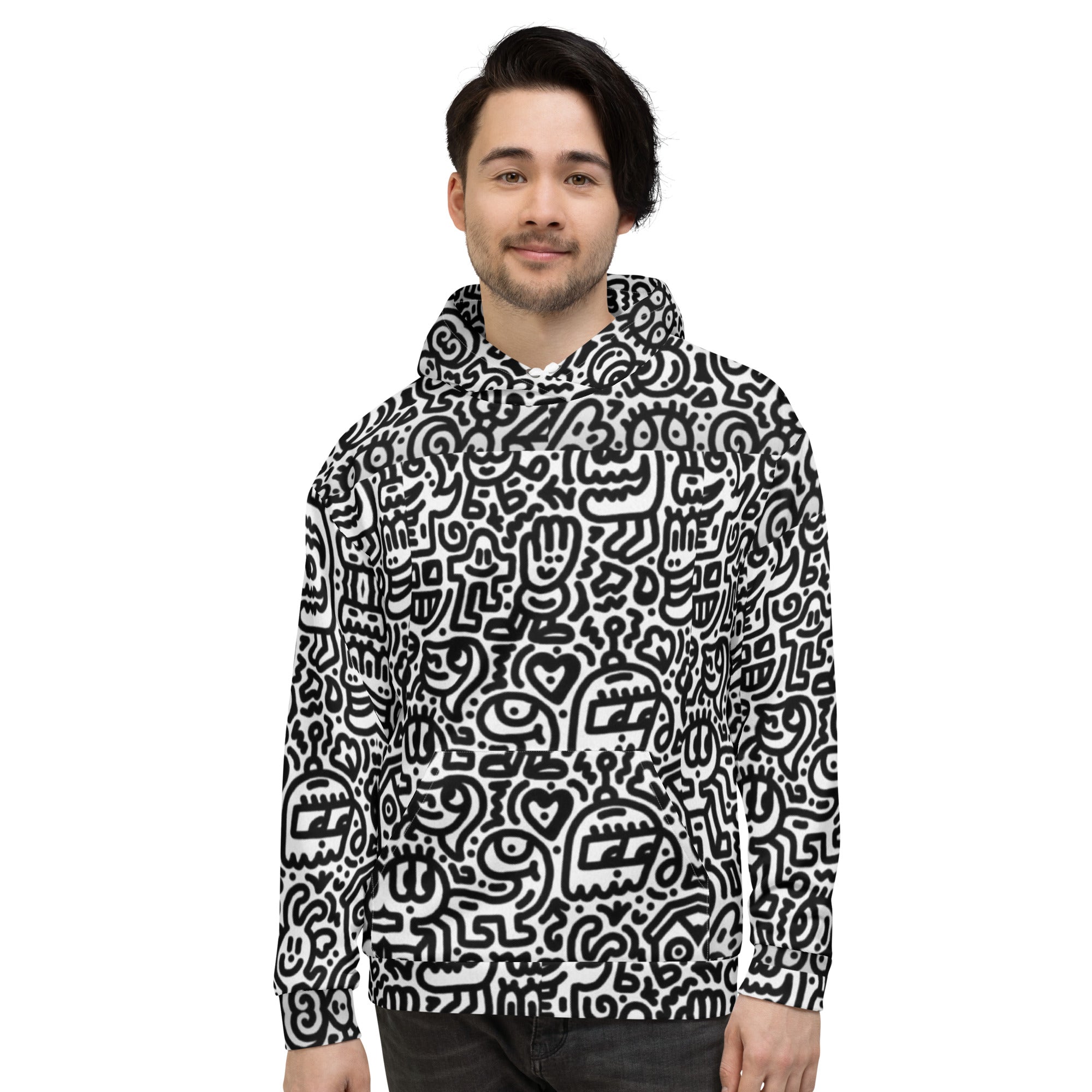 Abstract Unisex Hoodie