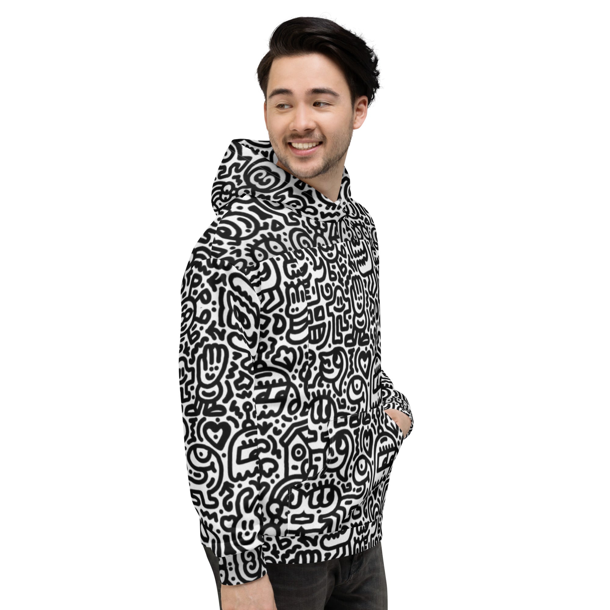 Abstract Unisex Hoodie