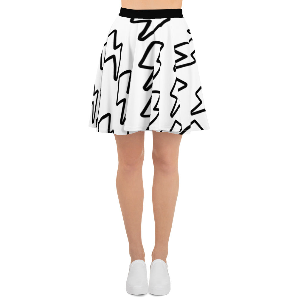 Clear Thunder Skater Skirt