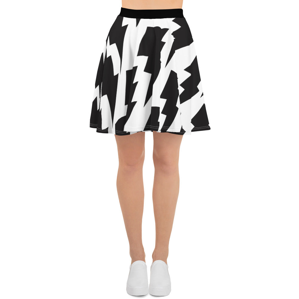 Black Thunder Skater Skirt