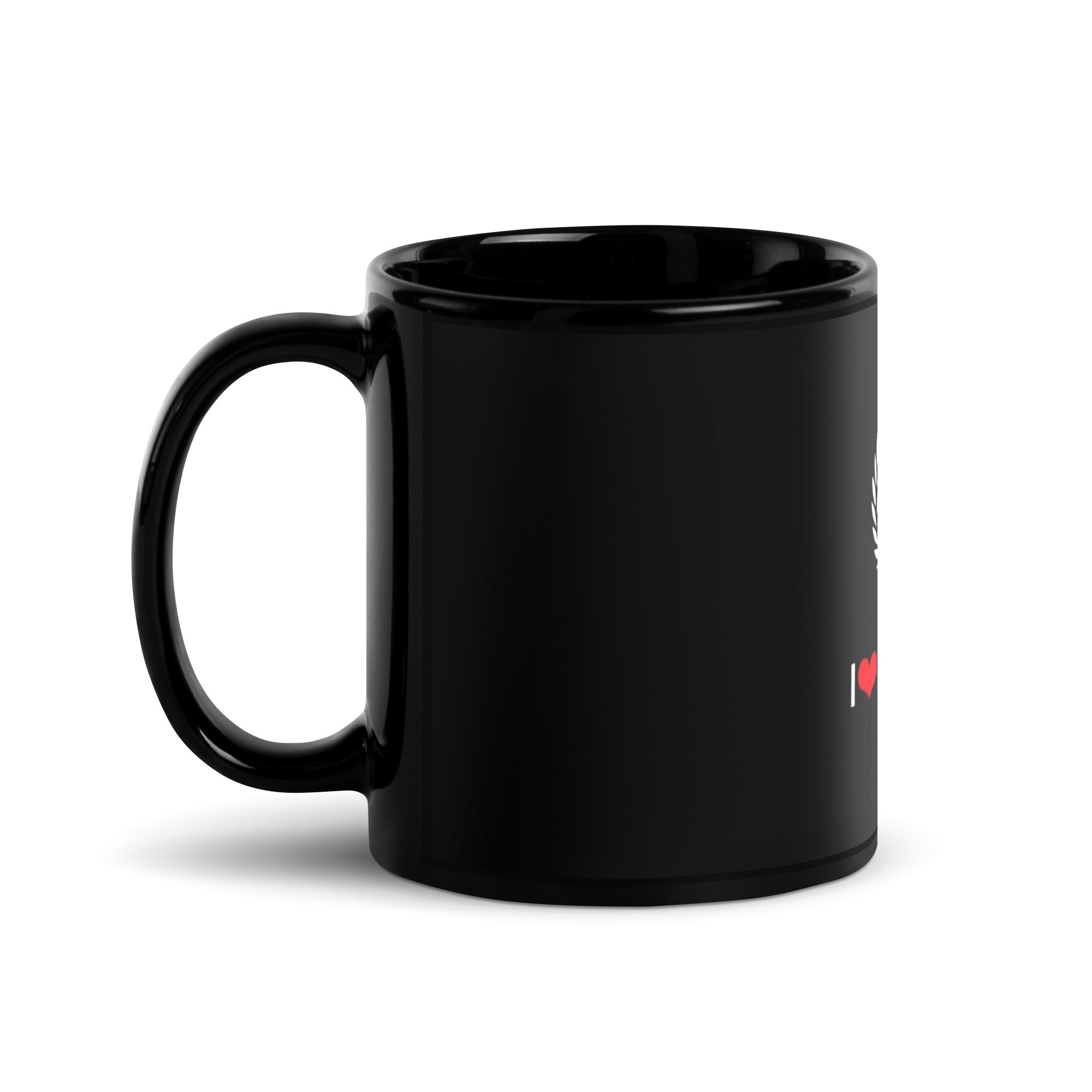 Black Glossy Mug, I love Techno Black Glossy Mug Techno Black Glossy Mug, Black Mug Mockup, Black Coffee Cup, Mug  Personalized Ceramic Coffee Mug