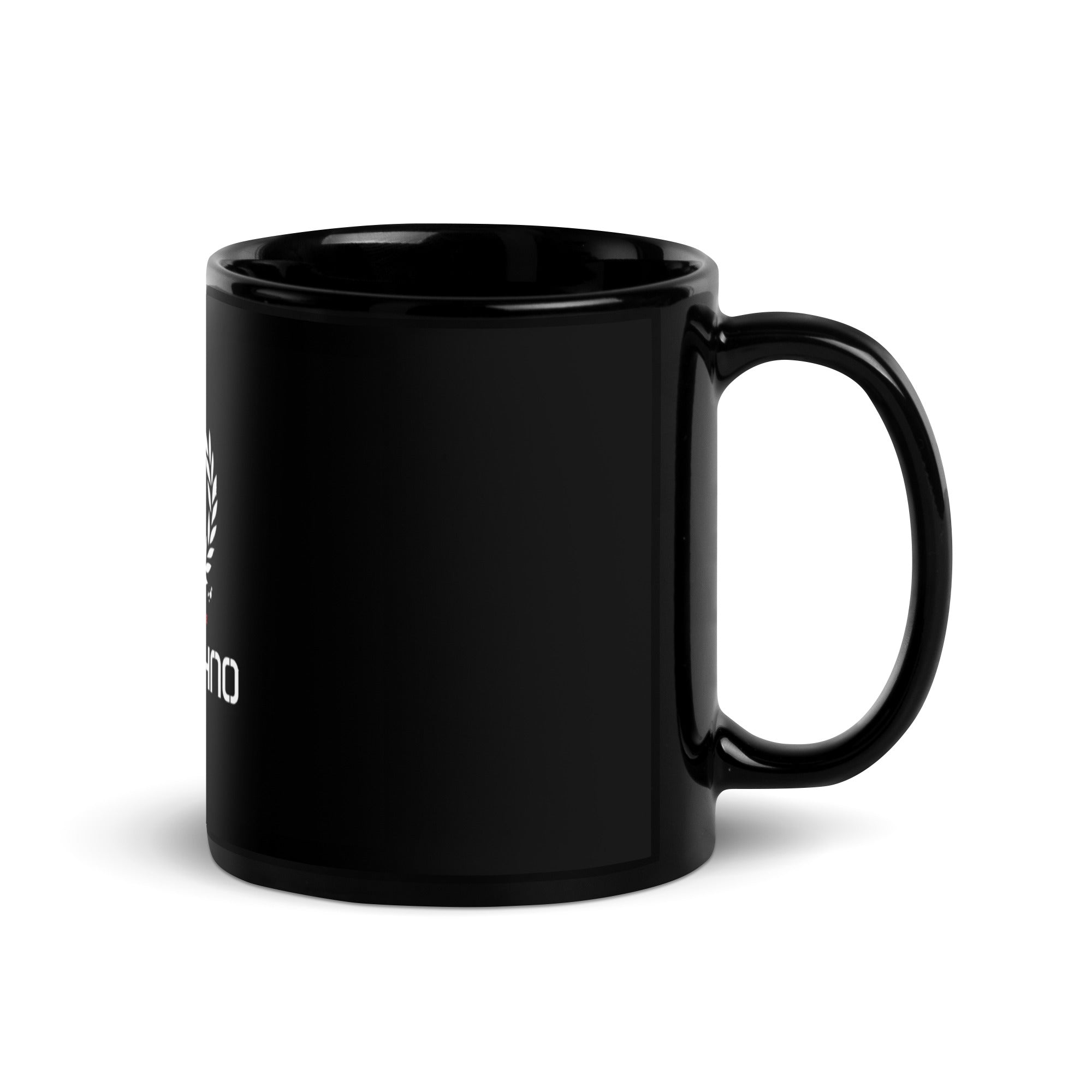 Black Glossy Mug, I love Techno Black Glossy Mug Techno Black Glossy Mug, Black Mug Mockup, Black Coffee Cup, Mug  Personalized Ceramic Coffee Mug