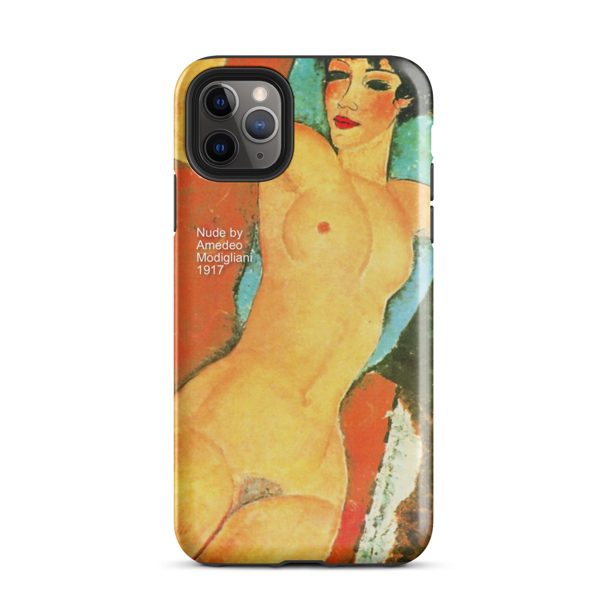 Tough Case for iPhone® Modigliani 1917 Tough Case for iPhone®, Artistic Phone Cover, Statement Phone Case, Stylish Protection, iPhone® Accessories