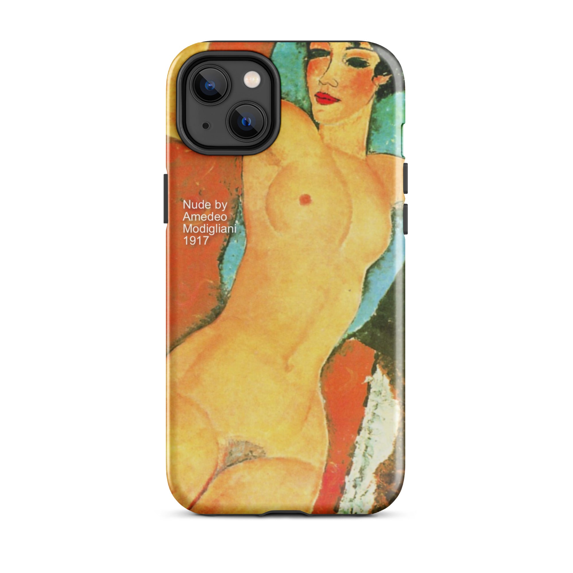 Tough Case for iPhone® Modigliani 1917 Tough Case for iPhone®, Artistic Phone Cover, Statement Phone Case, Stylish Protection, iPhone® Accessories