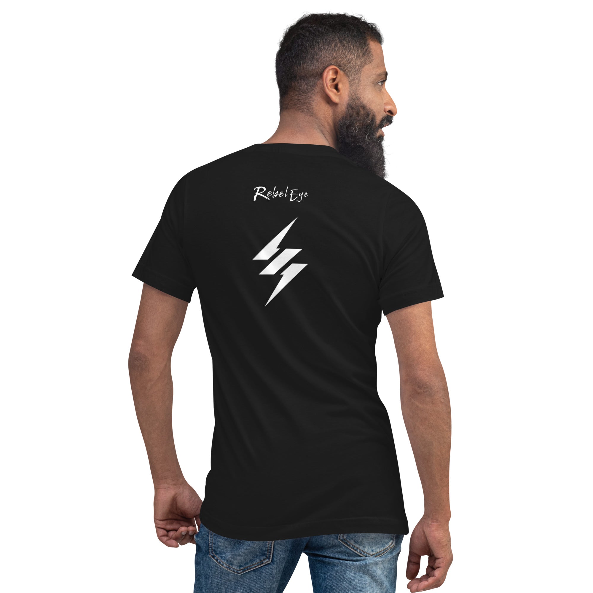 Rebel Eye Unisex Short Sleeve V-Neck T-Shirt