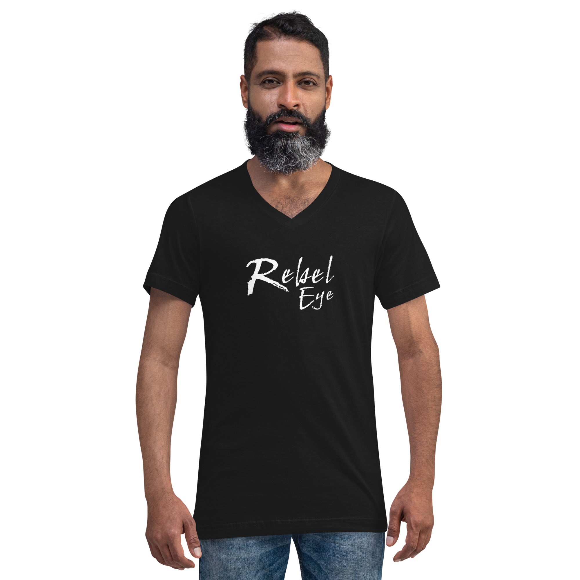 Rebel Eye Unisex Short Sleeve V-Neck T-Shirt