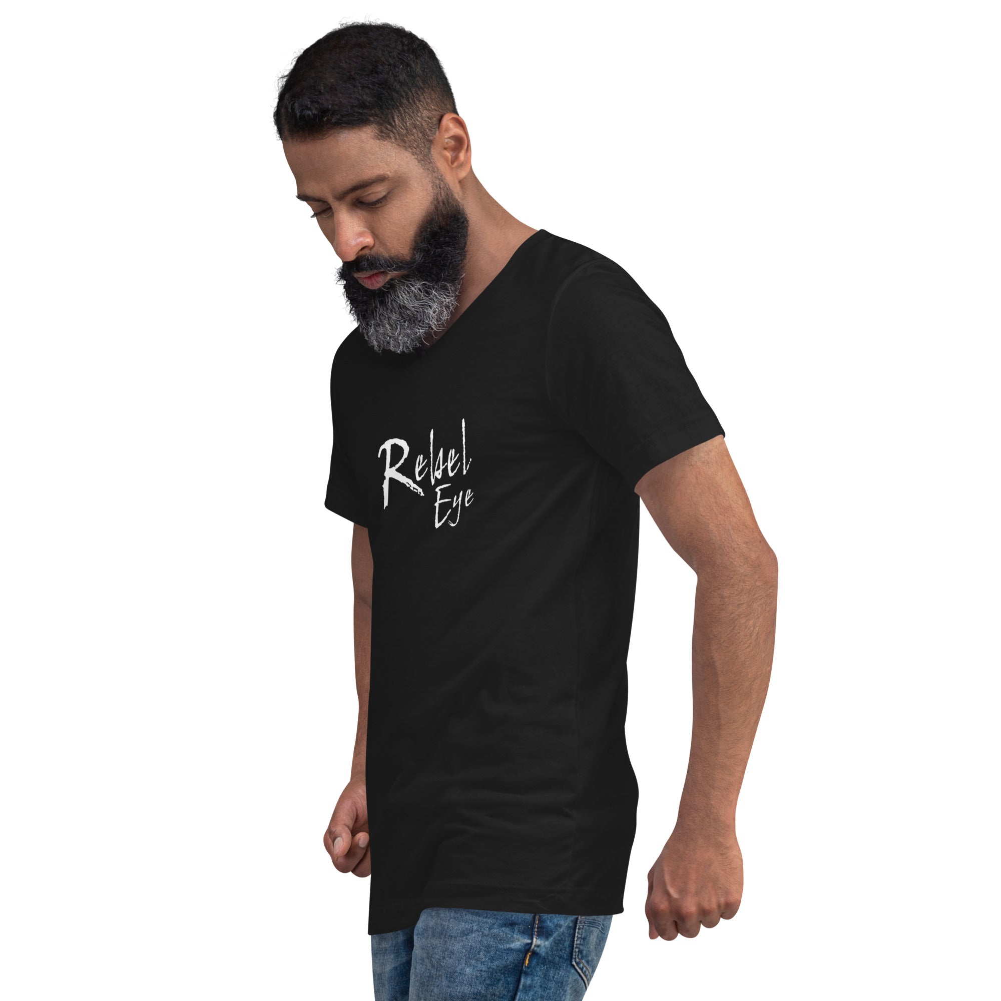 Rebel Eye Unisex Short Sleeve V-Neck T-Shirt