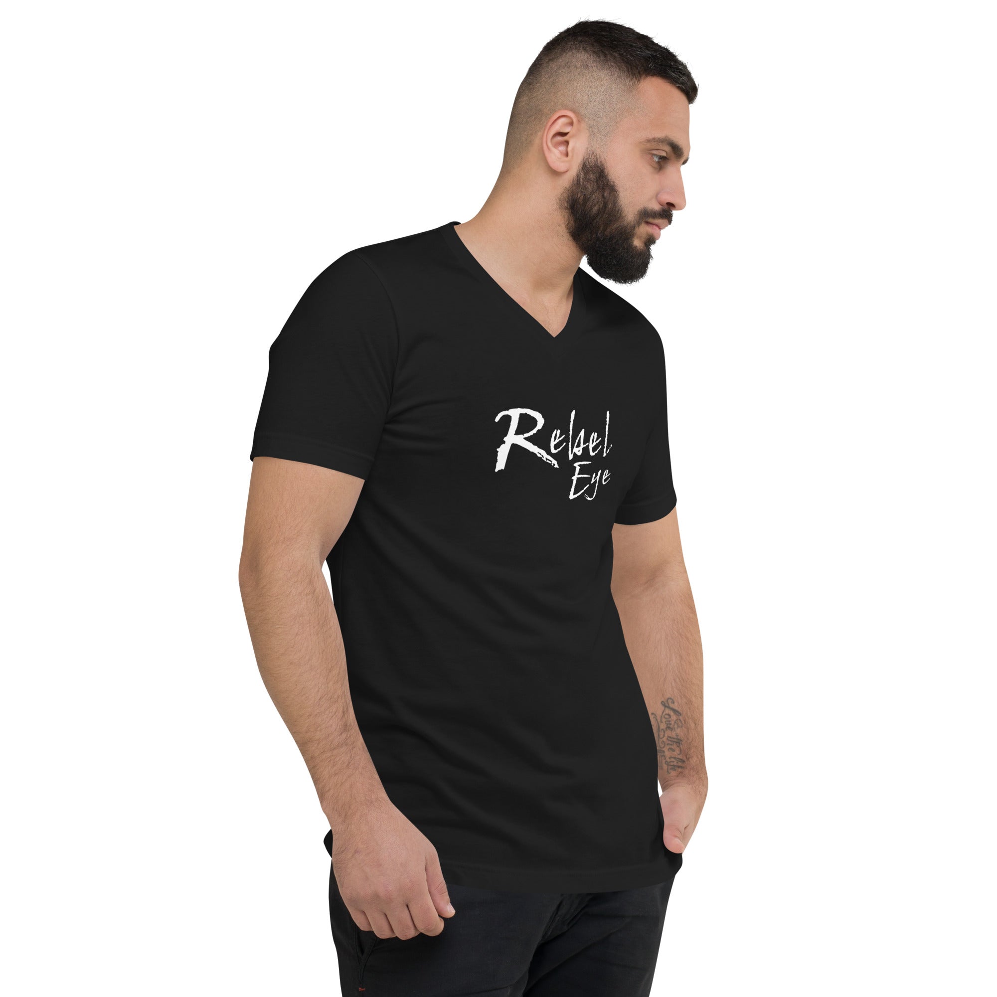 Rebel Eye Unisex Short Sleeve V-Neck T-Shirt