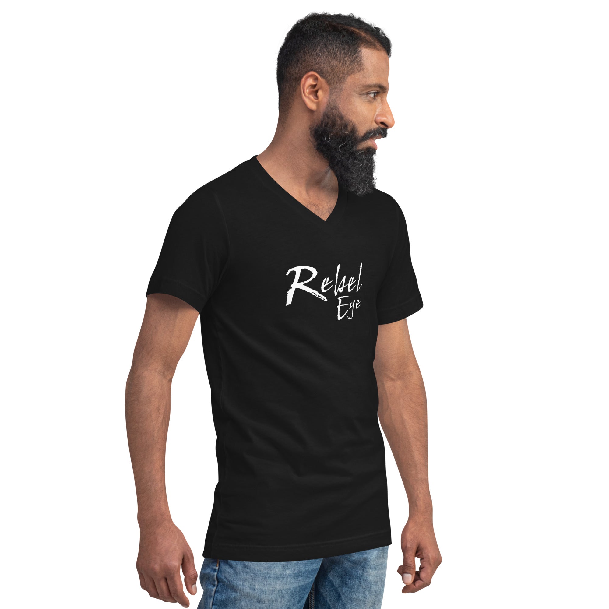 Rebel Eye Unisex Short Sleeve V-Neck T-Shirt